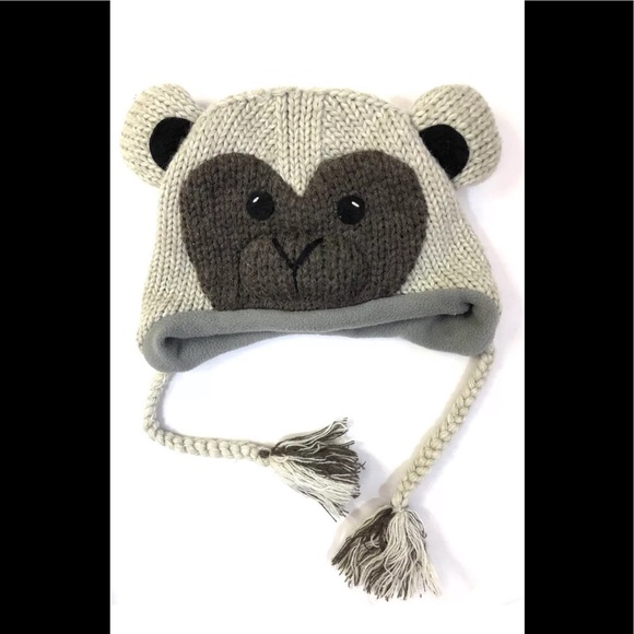 Kyber Brown Monkey Wool Hat Adult